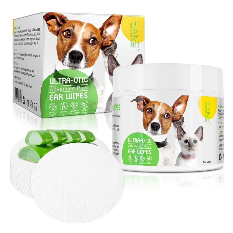 Dog Ear Cleaner Wipes Manufacturer - Otic Cleanser to Stop Itching and Infections