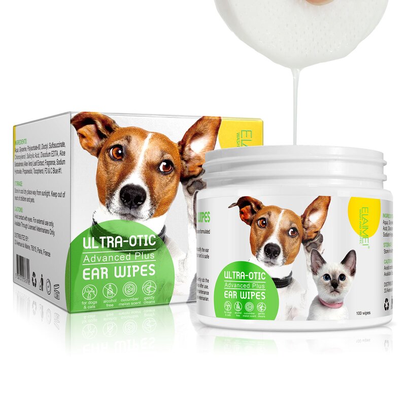 Dog Ear Cleaner Wipes Manufacturer - Otic Cleanser to Stop Itching and Infections