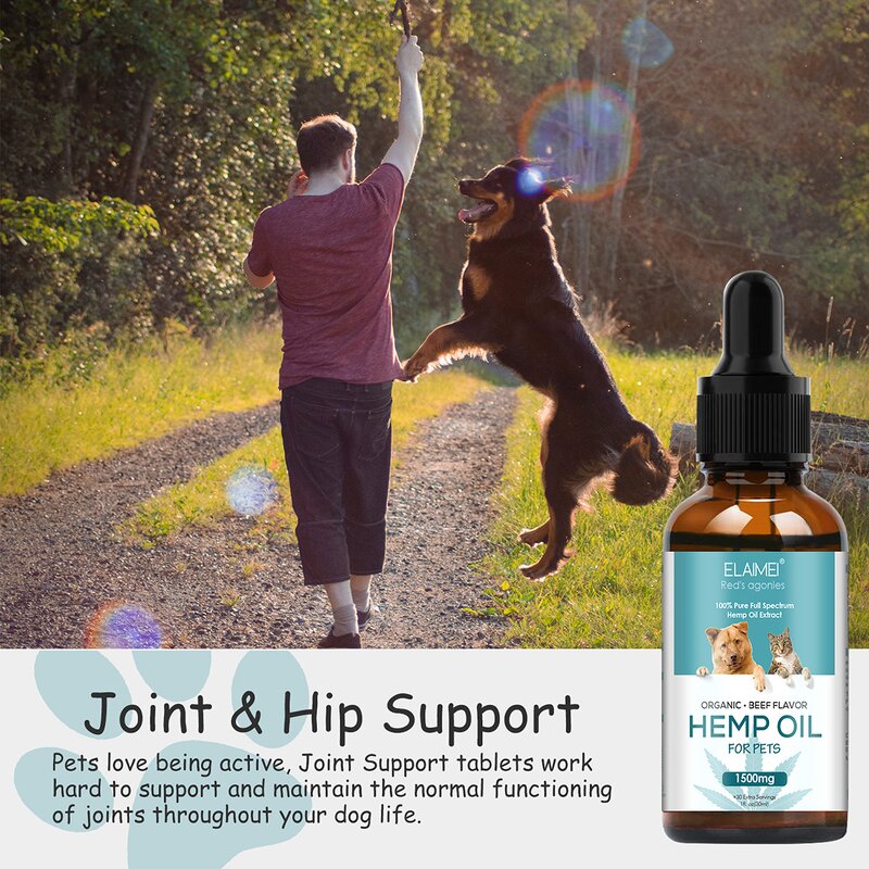 Hemp Oil for Dogs and Cats Manufacturer - 1500mg Dropshipping Pet Supplement