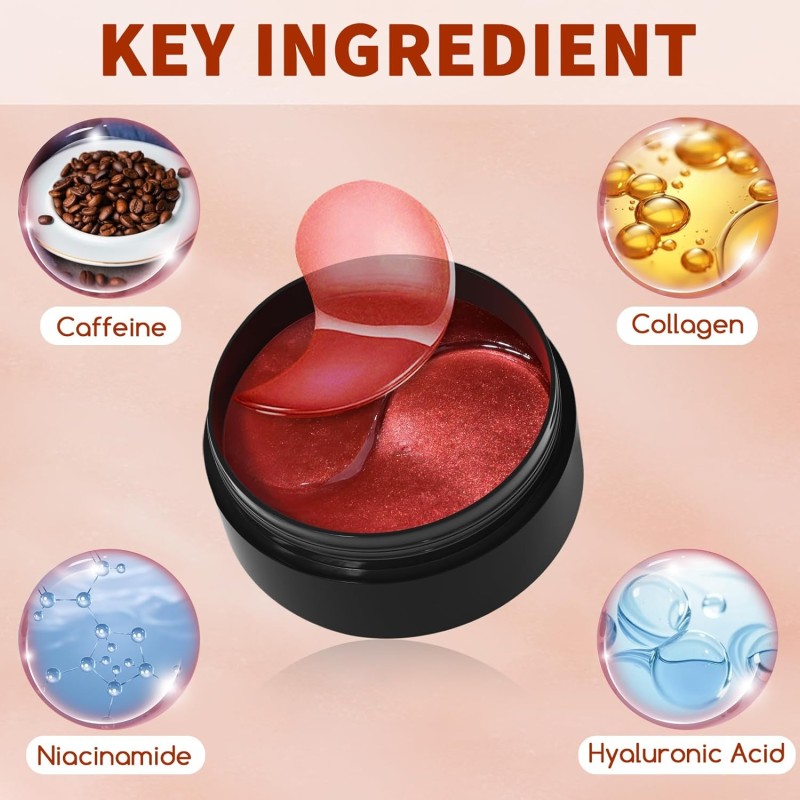 Caffeine Eye Mask Supplier - 60 Pcs Hyaluronic Acid Gel