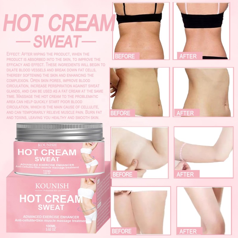 Fat Burner Cream Factory - KOUNISH Hot Sweat Anti-Cellulite