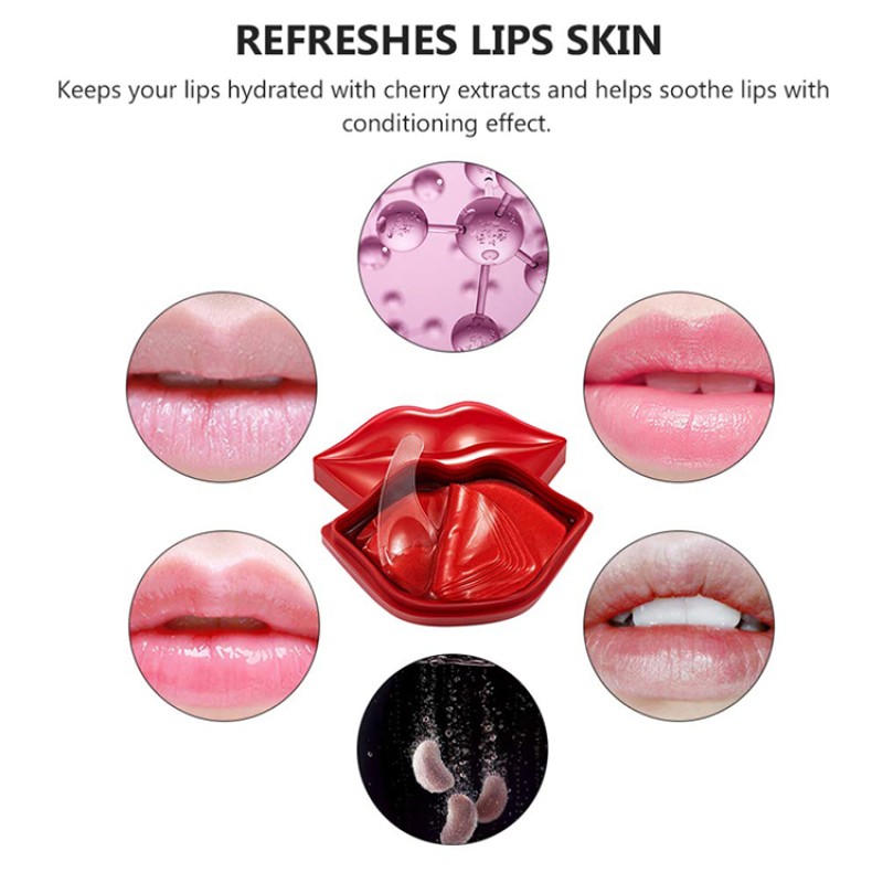 Hydrogel Lip Mask Factory - KOUNISH Plumping Exfoliate Lip Lines