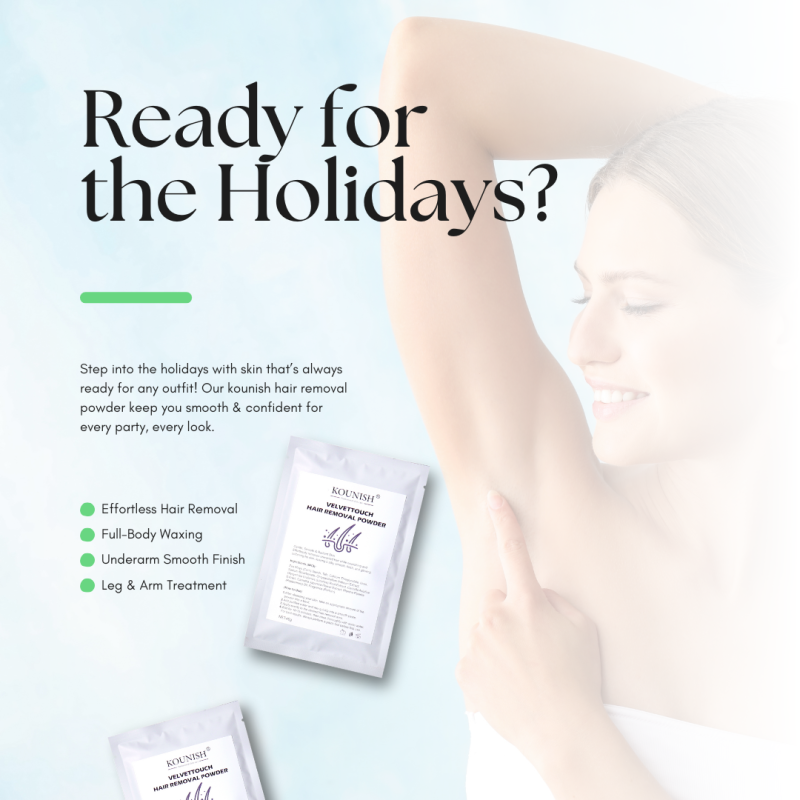 Depilatory Powder Factory - Wholesale Herbal Aloe Scented All Skin