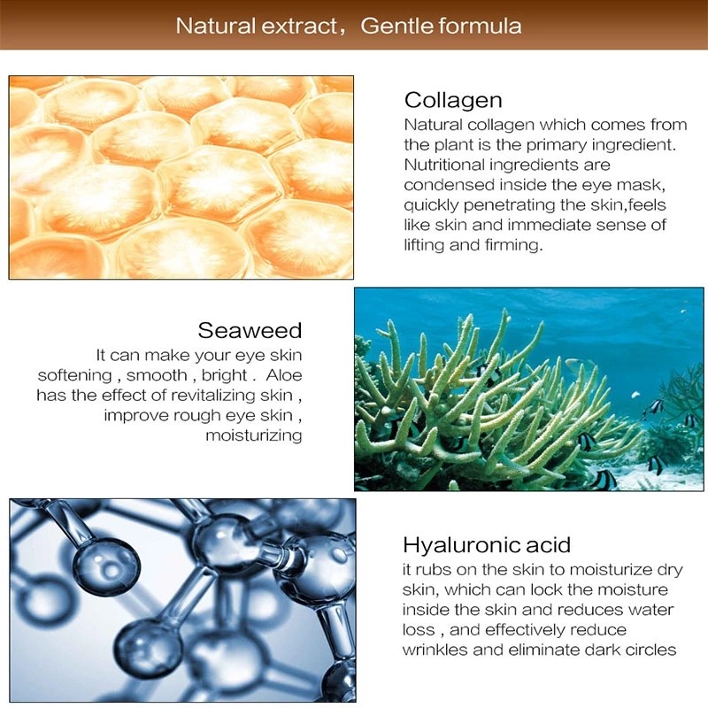 Gold Eye Mask Supplier - Hot Selling 24K Collagen Sheet