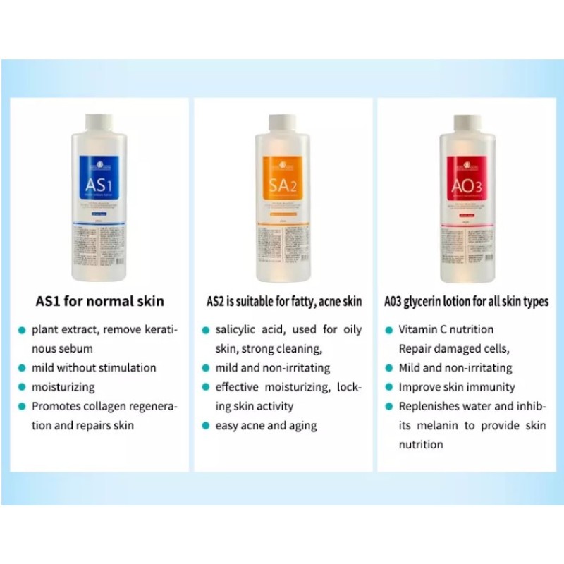 Aqua Peel Liquid Manufacturer - AS1 SA2 AO3 400ML Beauty Machine