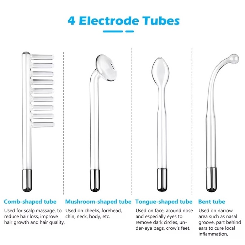 High Frequency Wand Manufacturer - Portable 4-in-1 ABS Handheld