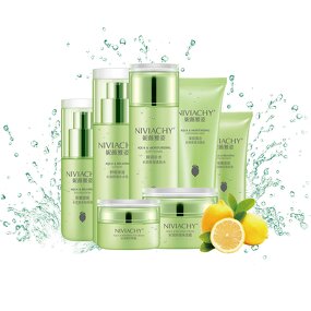 Lemon Skincare Set Manufacturer - Korean Fruit Moisturizing Beauty Cosmetics