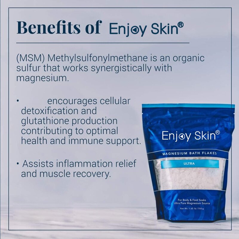 Magnesium Bath Flakes Manufacturer - 100% Pure Medium Grain Unscented Soaking Salts in Resealable Bag