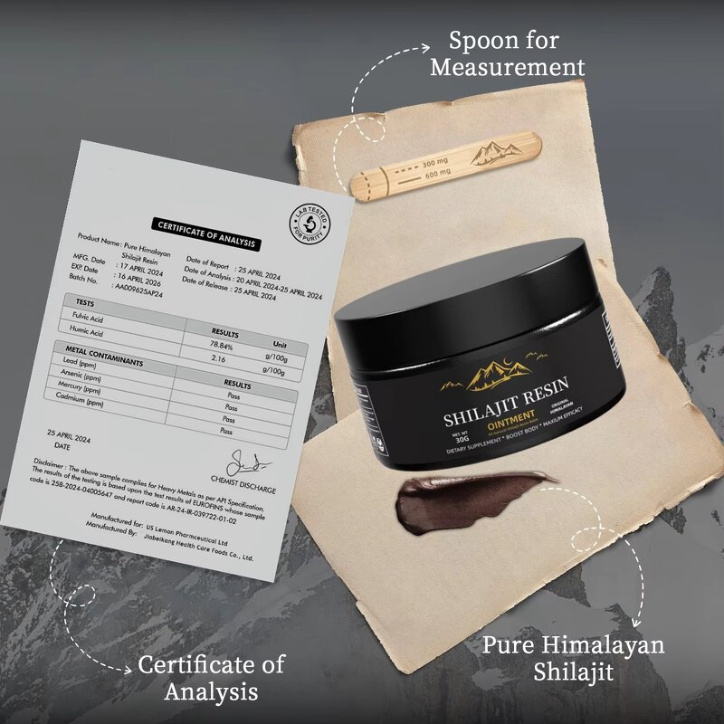 Gold Grade Himalaya Shilajit Resin Manufacturer - Fulvic & Humic Acid with 85+ Trace Minerals