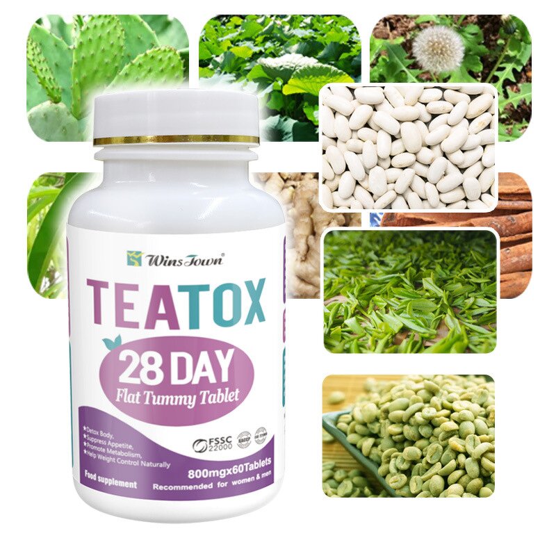 Teatox Chewable Tablets Manufacturer - 28 Day Natural Herbal Extracts for Belly Fat Detox
