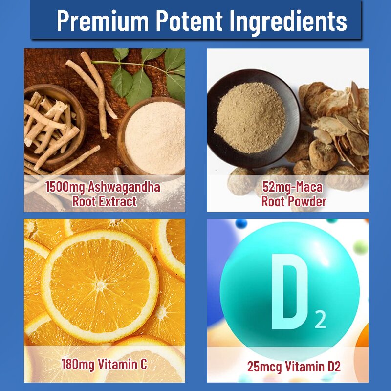 Ashwagandha Gummy Supplements Manufacturer - KSM-66 Extract, Organic Vegan Gluten Free