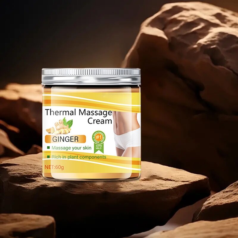 Ginger Thermal Massage Cream Manufacturer - Fat Burning Slimming Anti-Cellulite Gel