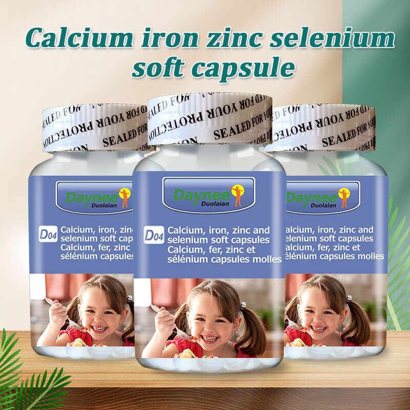 Calcium Iron Zinc Selenium Capsules Manufacturer - Vegan Herbal Supplement for Immunity