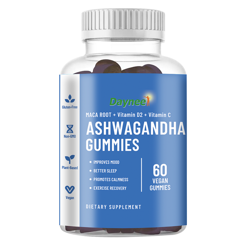 Ashwagandha Gummy Supplements Manufacturer - KSM-66 Extract, Organic Vegan Gluten Free