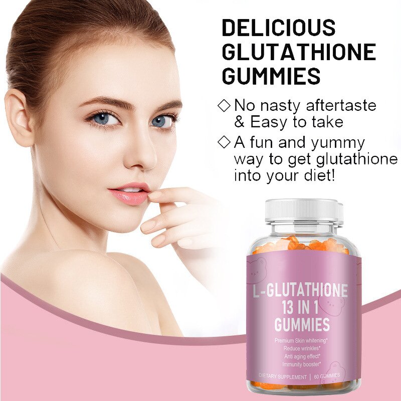 Gluta Collagen Chews Manufacturer - 13-in-1 Formula Gummy Vitamins for Skin Brightening