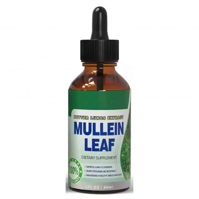 Mullein Leaf Extract Drops Manufacturer - Organic Herbal Lung Detox & Cleanse Liquid