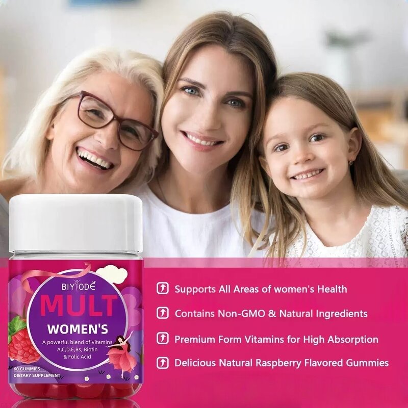 Certified Women's Multivitamin Gummies - Wholesale Healthcare Supplement Candies