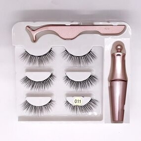 Magnetic Eyelashes Manufacturer - Custom Logo 10 Styles with 3 Pairs & Eyeliner Kit