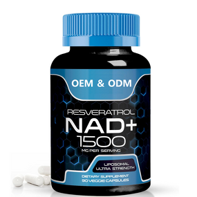 Nicotinamide Riboside Capsules Manufacturer - Private Label NAD+ & Resveratrol Capsules for Adults