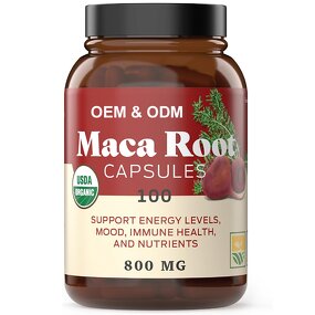 Maca Root Extract Capsules Manufacturer - OEM ODM Organic Red Maca for Energy & Immune Health