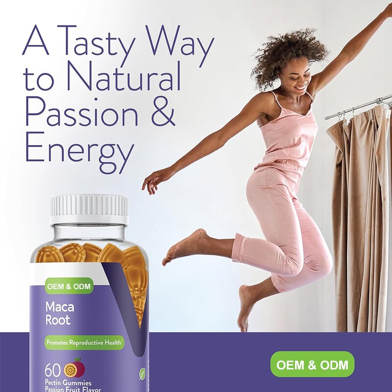 Maca Root Gummies Manufacturer - OEM ODM Private Label Natural Herbal Supplement