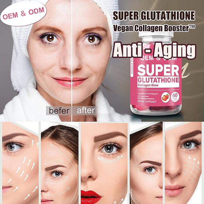 Private Label Glutathione Gummies Manufacturer - Skin Care Collagen Vitamins for Women