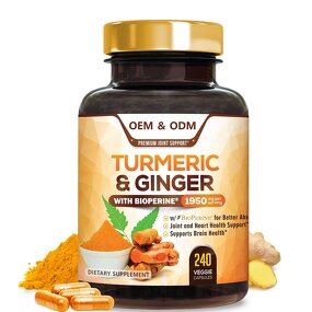 Turmeric Curcumin Capsules Manufacturer - Organic Extract Antioxidant Supplement for Private Label