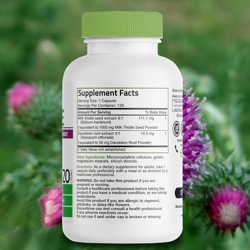 Liver Support Capsules Manufacturer - Milk Thistle for Liver Detox & Immune Boost