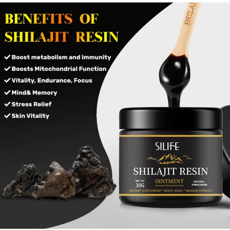 Shilajit Resin Manufacturer - Organic Himalayan Powder with 85% Fulvic Acid for Men