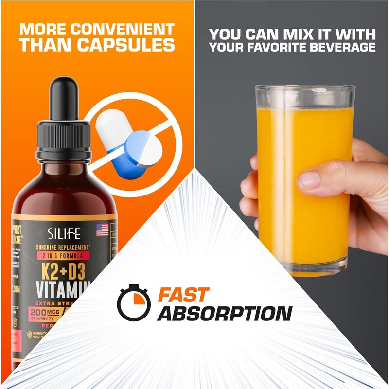 Vitamin D3 K2 Drops Manufacturer - OEM Supplements for Bone Health & Immune Support