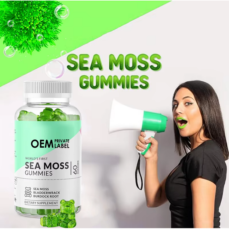 Sea Moss Gummies Manufacturer - Private Label 100% Organic Vegan Formula