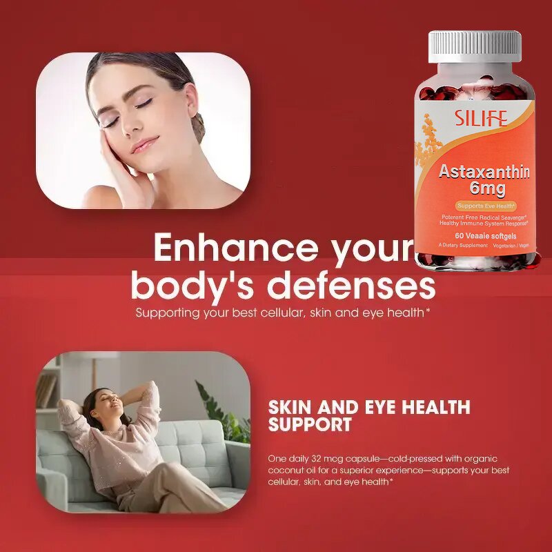 Astaxanthin Supplement Manufacturer - Private Label Plant-Based Softgels for Antioxidant & Skin Health