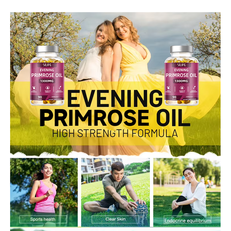 Evening Primrose Oil Manufacturer - Private Label 1300mg Softgels for Women