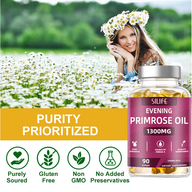 Evening Primrose Oil Softgels Manufacturer - GLA for Women's Hormone Balance & Heart Health
