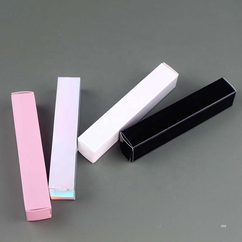 Lipgloss Packaging Box Supplier - Ready Stock Lipgloss Tube Packaging Box Square Cardboard