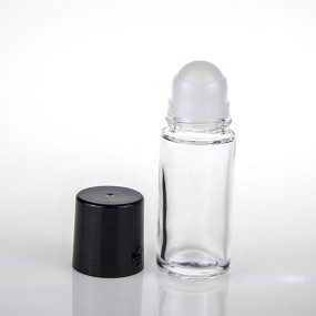 Deodorant Container Supplier - 30ml 50ml Cylinder Roll on Arabic Essential Oil Glass Bottle