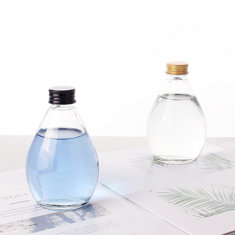 Glass Juice Bottle Manufacturer - 100ml-500ml Glass Juice Packaging Bottle Beverage Milk Bottle