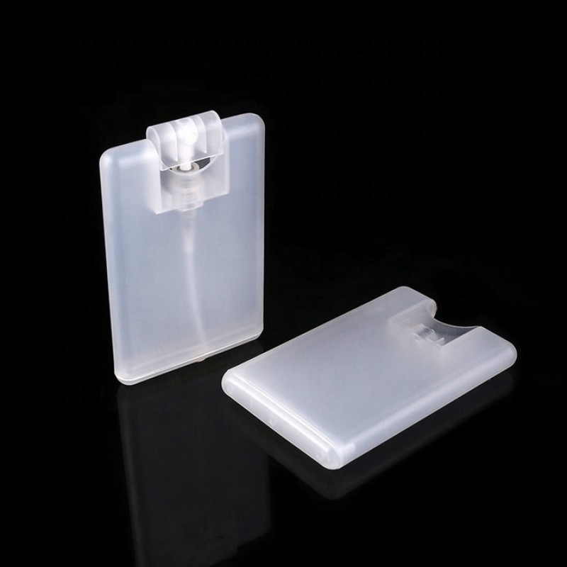 Credit Card Spray Bottle Supplier - 20ml Fine Mist Pocket Size Ready to Ship Cleaning Bottle