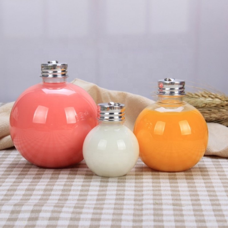 Ball Shape Bottle Manufacturer - 50ml-100ml PET Plastic Ball Shape Christmas Tree Ornaments