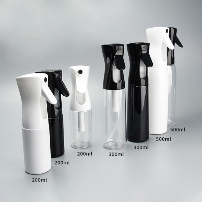 Hair Oil Sprayer Bottle Manufacturer - 500ml High Pressure Continuous Mist Plastic Salon Bottle