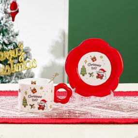Christmas Mug Manufacturer - Christmas Coffee Cups Promotional Ceramic Santa Mug Porcelain