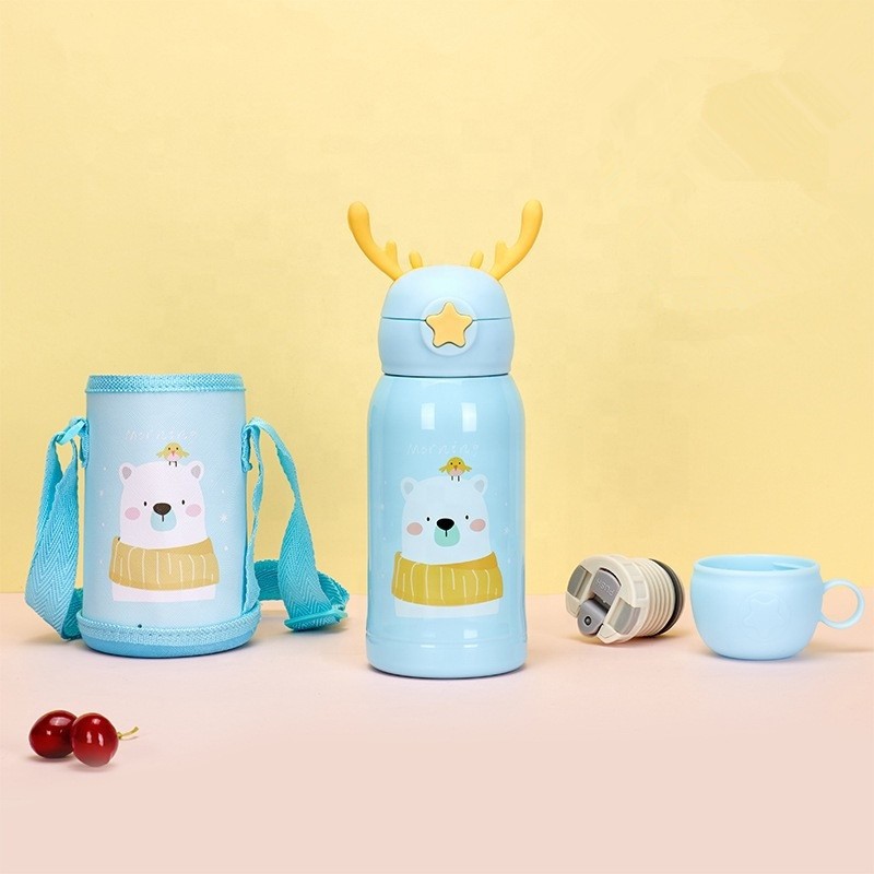 Smart Thermos Cup Manufacturer - Children Cartoon Sus316 Stainless Steel Electronic Temperature