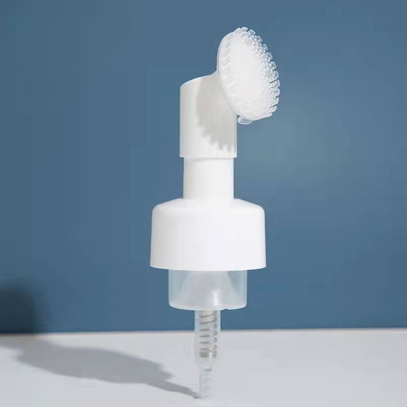 Face Wash Bottle Factory - 100ml-200ml Emulsion Foam Mousse Plastic Lotion Bottle with Brush