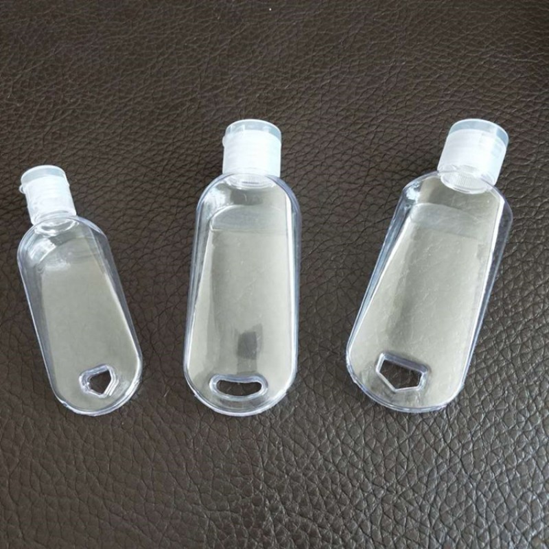 Keychain Spray Bottle Factory - 30ml 50ml 60ml 1oz 2oz Empty Plastic Bottle with Carabiner
