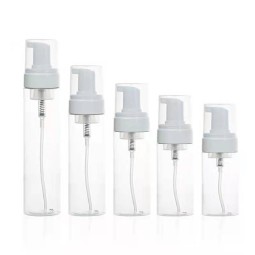 Foam Pump Bottle Manufacturer - 100ml-250ml PET White Transparent Soap Foam Dispenser Pump