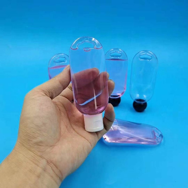 Keychain Spray Bottle Factory - 30ml 50ml 60ml 1oz 2oz Empty Plastic Bottle with Carabiner