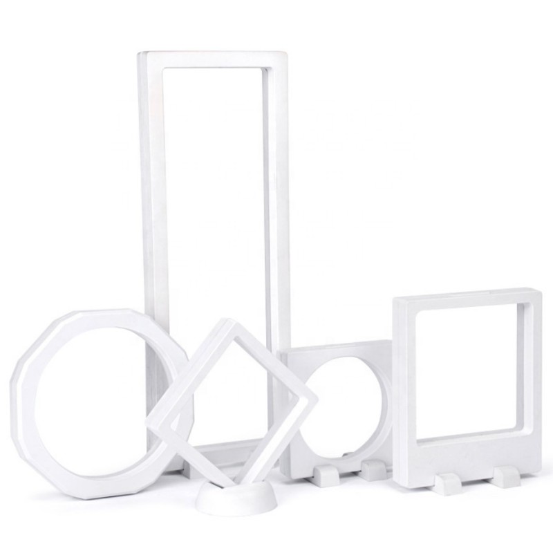 Suspension Jewelry Box Supplier - 3D Floating Clear Membrane Display Frame Transparent PE Film