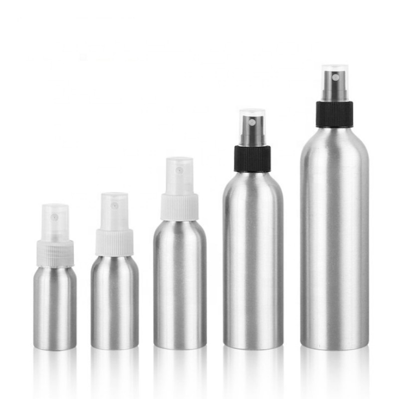 Aluminum Spray Bottle Supplier - 100ml 150ml 250ml Empty Skincare Cosmetic Packaging Fine Mist