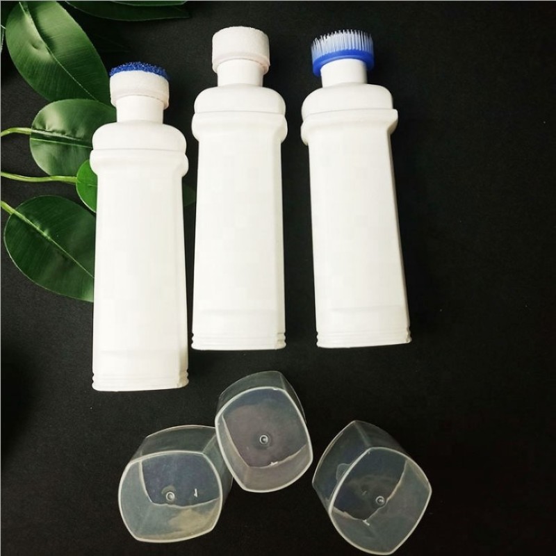 Shoe Polish Bottle Factory - 75ml 100ml Empty Plastic Bottle for Shoe Polish with Sponge