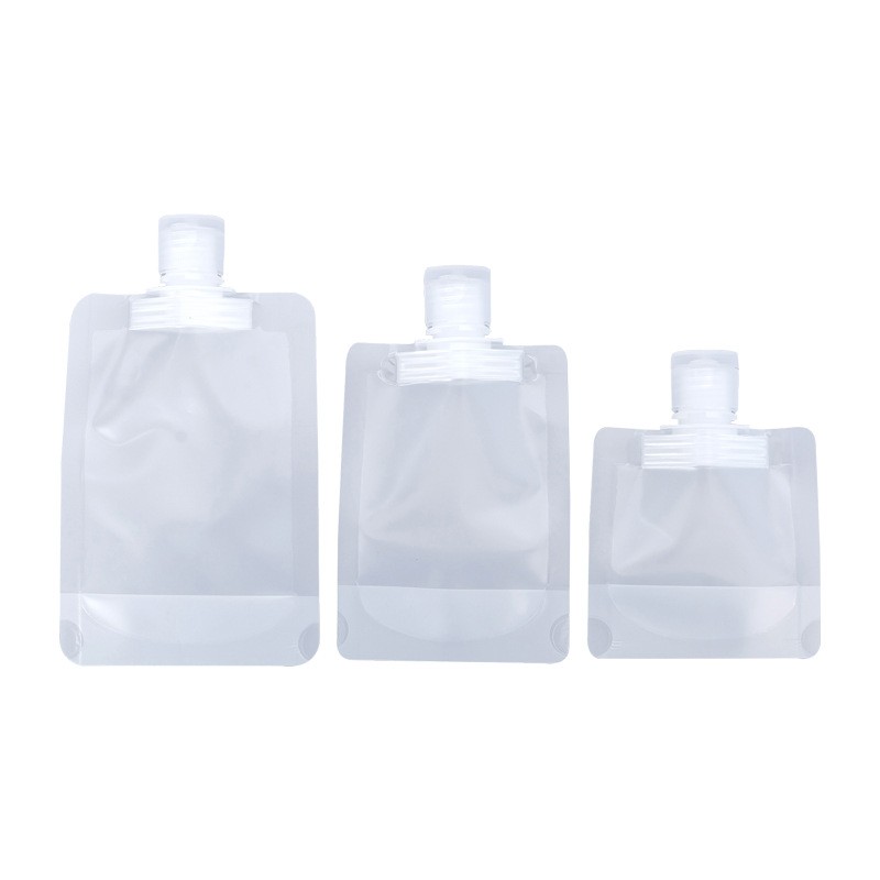 Cosmetic Trial Pouch Supplier - 30ml-100ml Disposable Portable Cosmetic Sample Transparent Bag